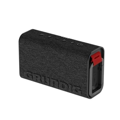 Afbeelding van GRUNDIG Xplore Black Bluetooth luidspreker, 8 W RMS, V5.3, tot 30 m bereik, 15+ uur batterijduur, powerbank functie, handsfree stof en waterdicht, zwart