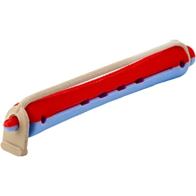 Afbeelding van Fripac Medis LW 3 krulspelden, 10 stuks, Ø 11 mm, blauw/rood
