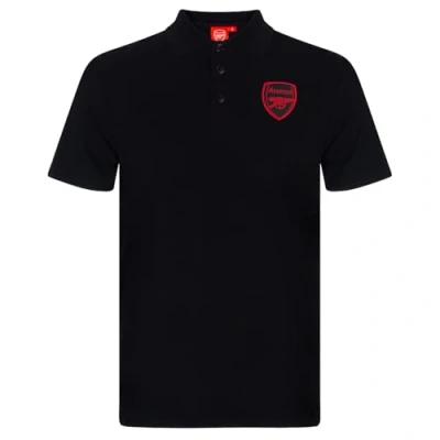 Afbeelding van Arsenal FC Poloshirt met clublogo for mannen Officieel Cadeau Zwart XL
