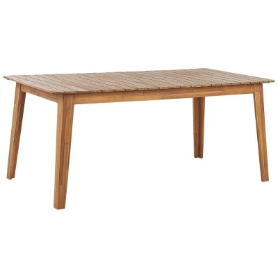 Afbeelding van Beliani Eettafel FORNELLI Lichte houtkleur acaciahout