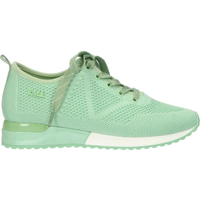 Afbeelding van La Strada Sneakers laag, Dames, Maat: 38, Grün Kunststof/ textiel