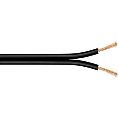 Afbeelding van Luidspreker kabel (CCA) 2x 2,50mm² / zwart 100 meter