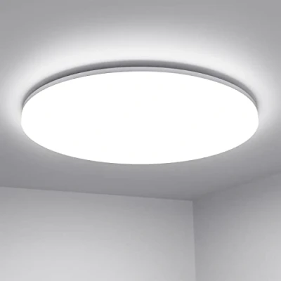 Afbeelding van Le Pro led plafondlamp, 24 W, diameter 33 cm, IP54 waterdicht, 5000 K, 2500 lumen, ideaal voor badkamer, balkon, hal, keuken, woonkamer, bergruimte, koudwit