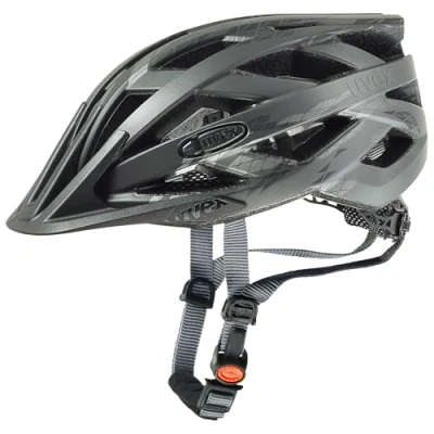 Afbeelding van uvex i vo cc lichte allround helm voor dames en heren individueel verstelbare pasvorm uitbreidbaar met LED verlichting black smoke matt 52 57 cm