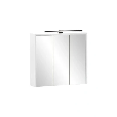 Afbeelding van Schildmeyer Spiegelkast Katta, breedte 65 cm, 3 deurs Met LED verlichting en stopcontactdoos