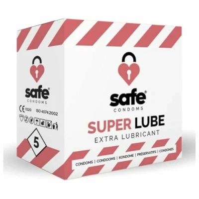 Afbeelding van SAFE Condooms Met Extra Glijmiddel Superlube 10 Stuks
