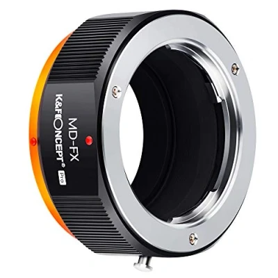 Afbeelding van K&amp;F Concept Bijgewerkte MD naar FX adapter, handmatige lensbevestigingsadapter compatibel met Minolta MC montagelens en Fujifilm Fuji X serie camerabehuizing