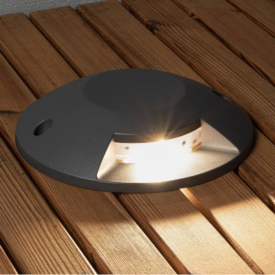 Afbeelding van Konstsmide Maavalo 7880 370 LED buitenlamp (inbouw) F (A G) 5 W Antraciet