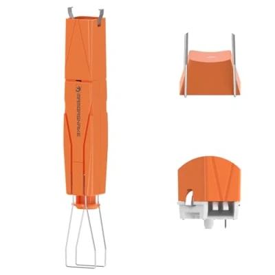Afbeelding van MAMBASNAKE ATTACK SHARK 2 in 1 Keycap Switch Puller Tool voor Hot Swappable Mechanisch Toetsenbord, 304 RVS MX Toetsenverwijderaar Kit DIY Custom Gaming Oranje