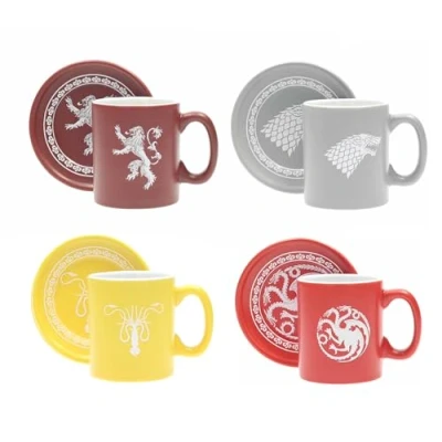 Afbeelding van Game of Thrones Emblems Espresso Mug Set