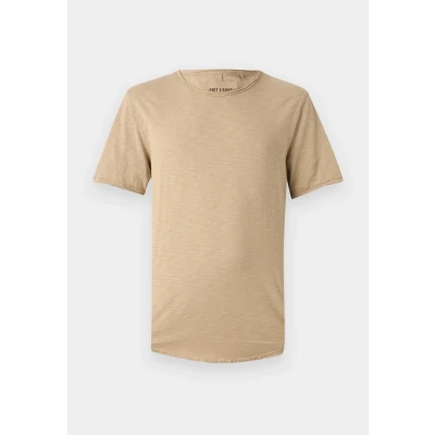 Afbeelding van Only &amp; Sons Onsbenne LIFE Tshirt basic, Heren, Maat: Large, Chinchilla