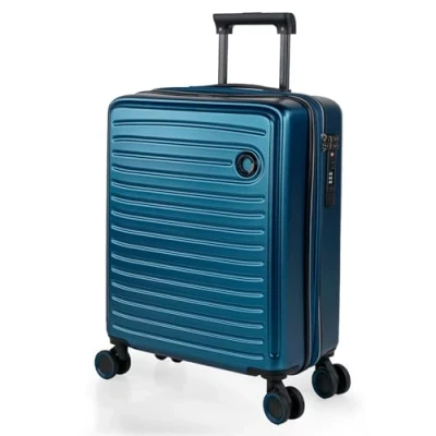 Afbeelding van JASLEN Bagage Cabine 55x35x25 Stijlvolle Valise 55x40x20, Valise, Grande Taille, Valises, Blauw