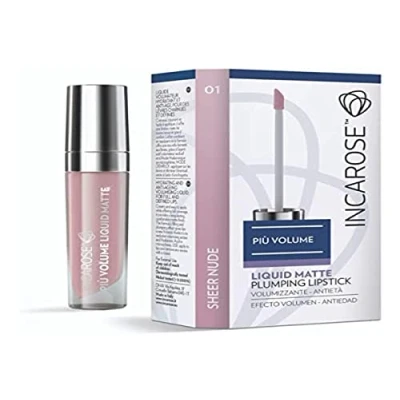 Afbeelding van Incarose Più Volume Anti Ageing Volumising Lipstick 4 ml (Tint : 01 Glanzend Naakt)