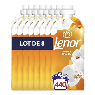 Afbeelding van Lenor Wasverzachter Amber &amp; Orchidee 8 x 55 Wasbeurten