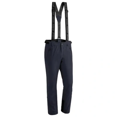 Afbeelding van Maier Sports Anton Slim Skibroek, nauwsluitende skibroek voor heren, waterdichte sneeuwbroek, stretchmateriaal en verstelbare tailleband, PFC vrij, mTHERM wattering &amp; mTEX weerbescherming, blauw,