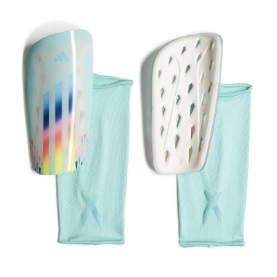 Afbeelding van X Speedportal League Scheenbeschermers Clear Aqua Solar Red200 XL Blauw Voetbal