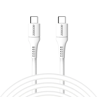 Afbeelding van USB C naar kabel 2 Meter van Accezz / Wit