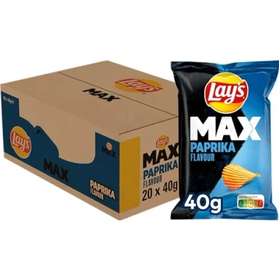 Afbeelding van Lay&#039;s Max Smoky Paprika zakje (20 x 40 gr)