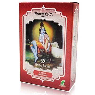 Afbeelding van Semi permanente kleurstof Henna Radhe Shyam TP 8423645310457_013298_Vendor Mahonie (100 g)