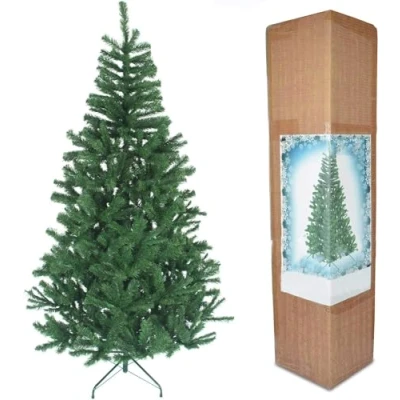 Afbeelding van Kerstboom 1,50 meter. Groene kunstboom. 390 takjes en met metalen standaard.