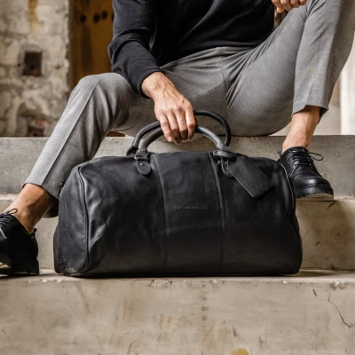 Afbeelding van The Chesterfield Brand William Travelbag black Weekendtas