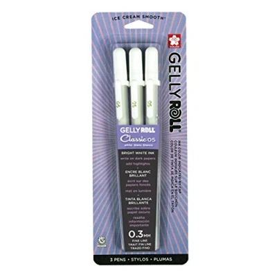 Afbeelding van SAKURA 57452 Gelly Roll Classic 05 (Fine Pt.) 3 stuks, wit