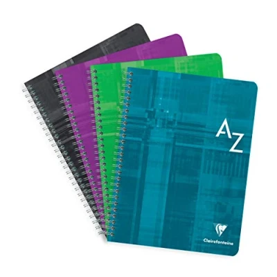 Afbeelding van Clairefontaine register (op kleur gesorteerd) grote tegels 17x22 cm Willekeurige kleur.