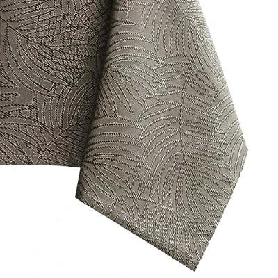 Afbeelding van AmeliaHome tafelkleed lotuseffect waterafstotend linnenlook Cappuccino Gaia 110x180 cm