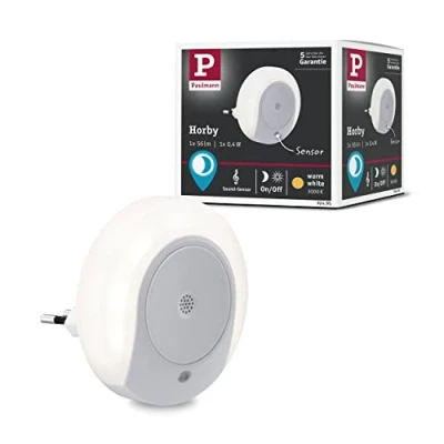 Afbeelding van Paulmann Horby 92495 LED nachtlamp Rond Warmwit Wit