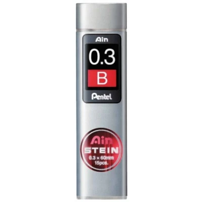 Afbeelding van Pentel C273 BO Ain steen fijne vulling, lijndikte 0,3 mm, hardheid B, 15 vullingen per doos