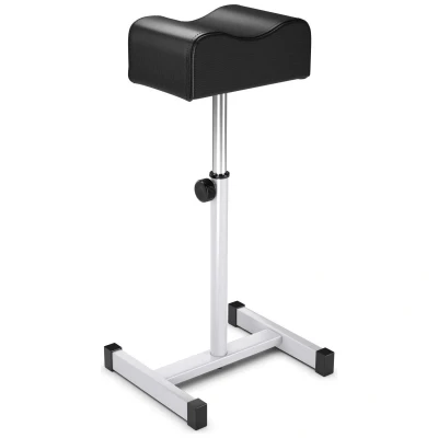 Afbeelding van Universele Ergonomische Pedicure/ Manicure Kruk Voetsteun Beensteun in Hoogte Verstelbaar van 45 65 cm Voetenbank voor Nagelverzorging Salons en Spa Zwart