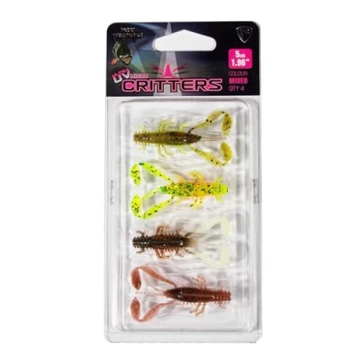 Afbeelding van Fox Rage UV Micro Critters Colour Mixed (4 pcs) 5cm