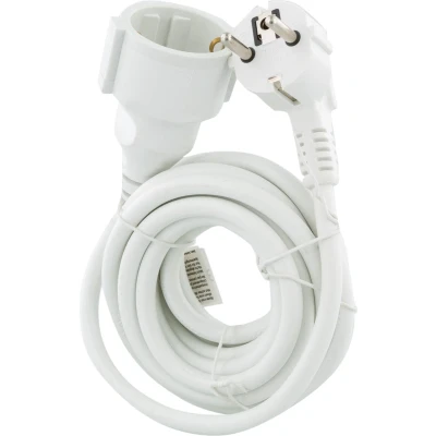 Afbeelding van Verlengsnoer H05VV F 3G1.5 wit max. 3680 W L = 3 m