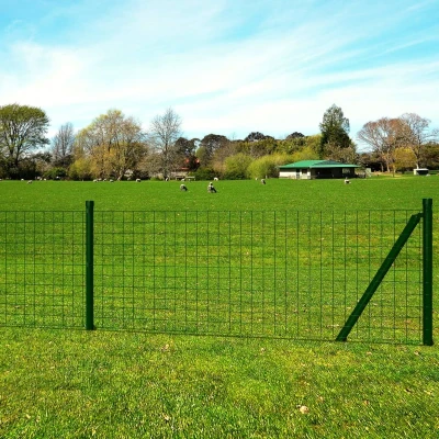 Afbeelding van VidaXL Hek 25x0,8 m staal groen