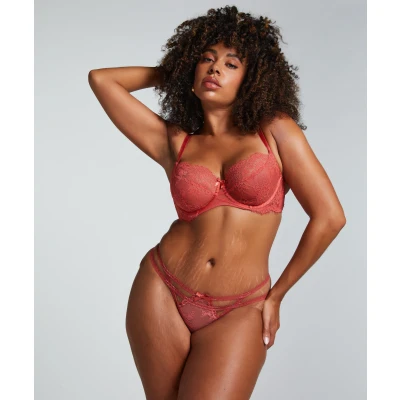 Afbeelding van Hunkemöller Dames Lingerie String Irina Rood maat L