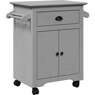 Afbeelding van vidaXL Keukentrolley BODO 72x45x80 cm grijs