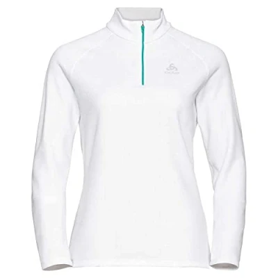 Afbeelding van Odlo Besso 1/2 Zip Fleece Voering Wit M Vrouw