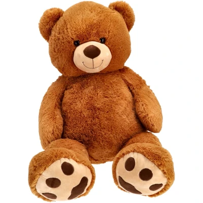 Afbeelding van Pluchiez Knuffel Beer Zittend 120 Cm Bruin
