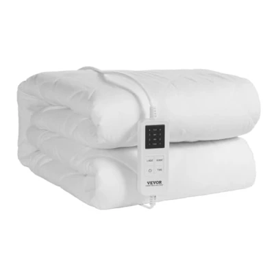 Afbeelding van VEVOR verwarmde topmatras 150x160cm met timer automatische uitschakeling