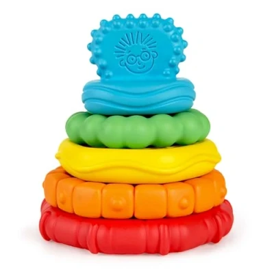 Afbeelding van Baby Einstein Stack &amp; Teethe ™ Multi Texture bijtring speelset