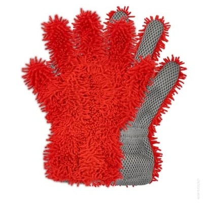 Afbeelding van NIGRIN 20282 Autowashandschoen met insectennet, absorberende microvezel, voor auto, fietsen, motorfietsen, boten