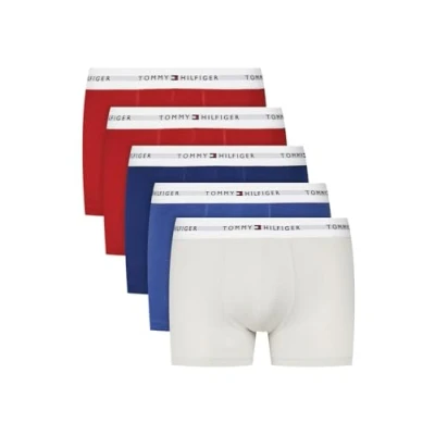 Afbeelding van Tommy Hilfiger Trunk 5 PACK Onderbroeken multicoloured/light blue, Heren, Maat: XL, Multi coloured/light blue