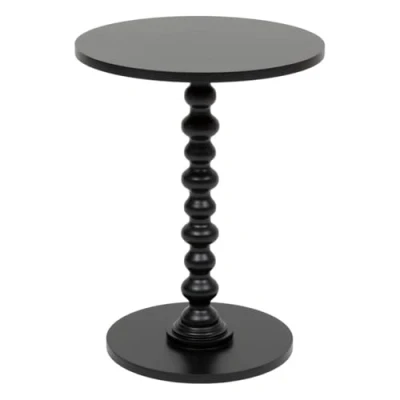 Afbeelding van Atmosphera Alix bijzettafel Ø38xH50cm Zwart