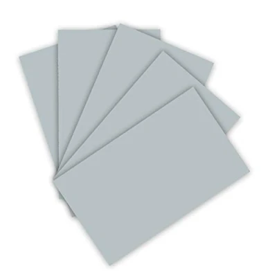 Afbeelding van tekenpapier Folia A3 130gr pak a 50 vel zilver zijdeglans