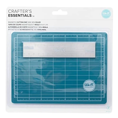 Afbeelding van We R Makers crafters mini magnetic mat &amp; ruler