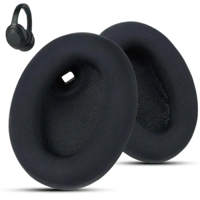 Afbeelding van Wzsipod stof vervangende oorkussens voor Sony WH 1000XM4 draadloze hoofdtelefoon, Xm4 hoofdtelefoon met gladde en geheugenschuim, ademende kussenvervangingen