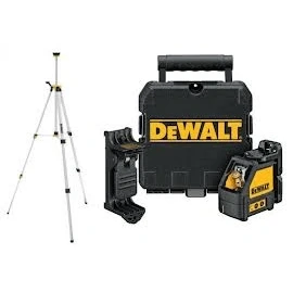 Afbeelding van DeWalt DW088KTRI zelfnivellerende kruis lijnlaser DW088K + DE0881 statief