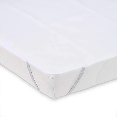 Afbeelding van FabiMax 2658 waterdichte, kookvaste molton matrasoplegger voor bijzetbed en wieg, 55 x 90 cm
