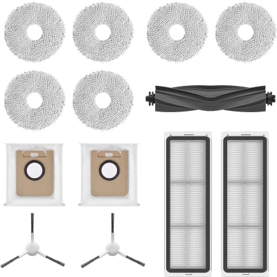 Afbeelding van Dreame Accessories kit voor L10s Ultra/L10 Ultra 1 Hoofdborstel (Rubber) + 2 Zijborstel Stoffilter+ Stofzak+ 3 paar dweildoek