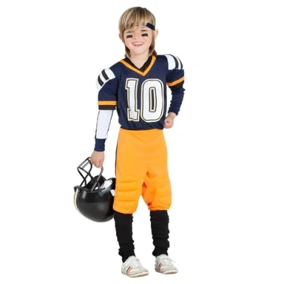 Afbeelding van Boland Kinderkostuum American football, 6 delig, verkleedkostuum voor themafeesten, Halloween of carnaval, Superbowl